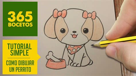 Como Dibujar Un Perro Kawaii Paso A Paso Como Dibujar Un Perro Facil