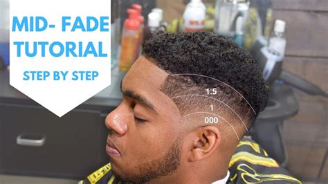 Step By Step Mid Fade With Curls Easy To Follow Barber Style