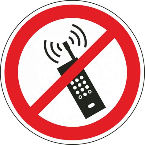Mobiele Telefoon Verboden Stickers Voor Binnen En Buiten Iso 7010