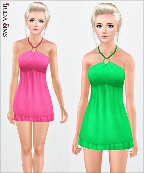 Irida Sims3 Dress 46 I By Irida Sims 3 Downloads Cc Caboodle Sims 3 Sims Dresses
