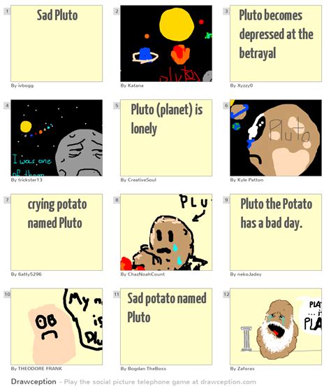 Sad Pluto Drawception