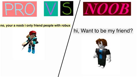 Pro Vs Noob Is It Judged By Their Looks Roblox Social Experiment