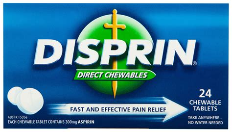Disprin Direct Fast Acting Pain Relief Tablets 24 Pack Rb