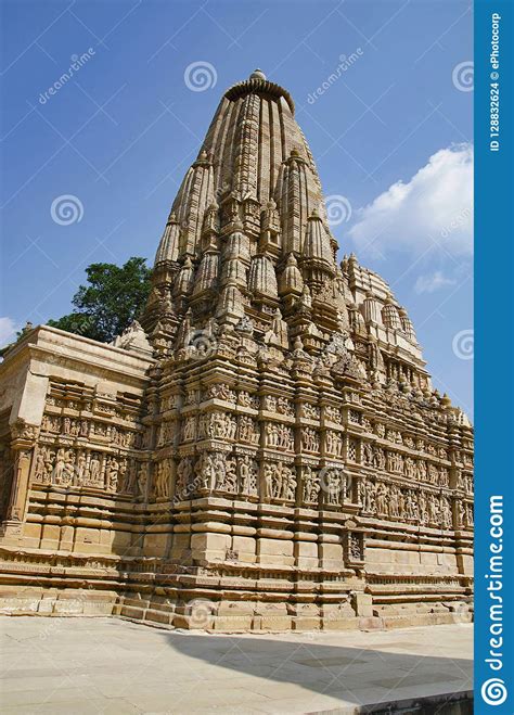 Parsvanath Temple Facade General View Eastern Group Khajuraho