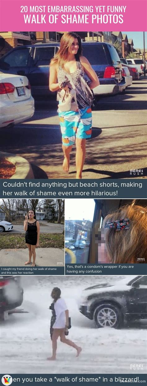 20 Most Embarrassing Yet Funny Walk Of Shame Photos Funny Walk Funny