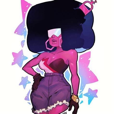 the baddest gem garnet stevenuniverse fanart art steven universe steven cartoon art styles