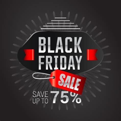 Black Friday Banner Vecteur Gratuite