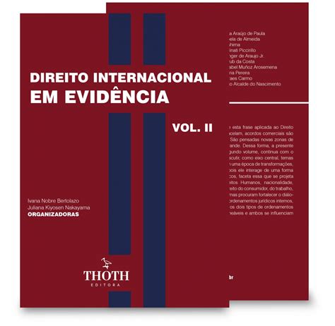 Editora Thoth Direito Internacional Em Evidência Vol Ii