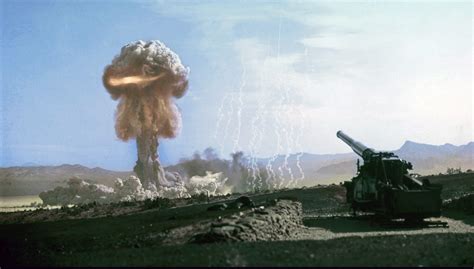Atomic Cannon Test Historys First Atomic Artillery Shell Fired From