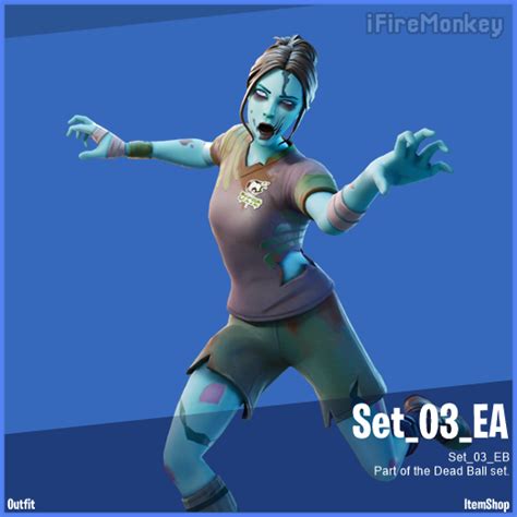 New Soccer Zombie Skin Set Female Male Rfortnitebr