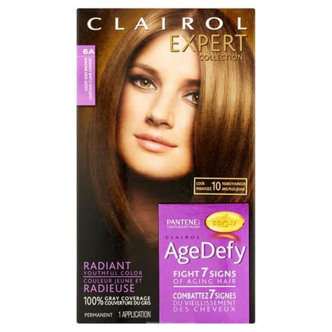 clairol expert nice n easy age defy permanent hair color kitr 6a light ash brown