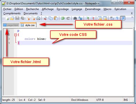 Mettre en place le CSS