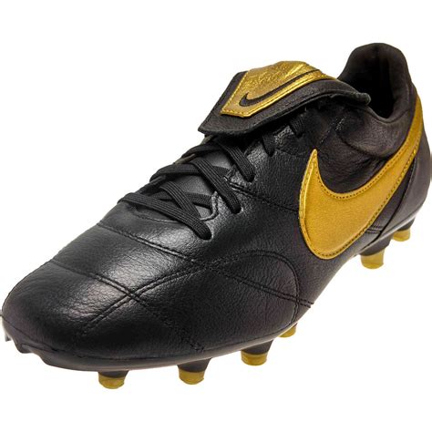 The Nike Premier Ii Fg Blackmetallic Vivid Gold Soccerpro Soccer