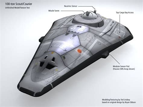 Traveller Scout Ship Best Iteration Ive Seen Of This Classic Sci Fi