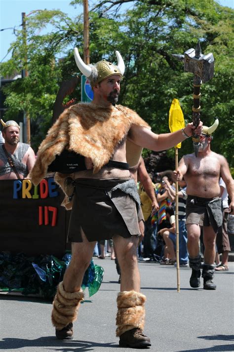Northwest Exposure Marcher In Viking Costume At Gay Pride Flickr