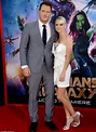Anna Faris steps out with husband Chris Pratt for Guardians Of The ...