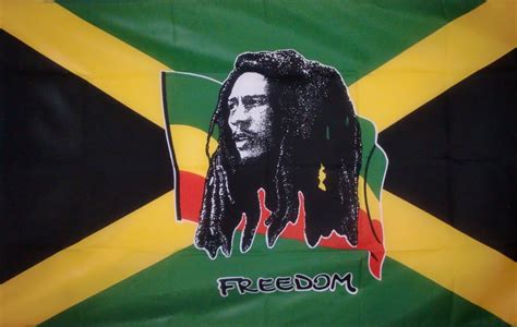 Bob Marley Jamaica Freedom 5 X 3 Flag