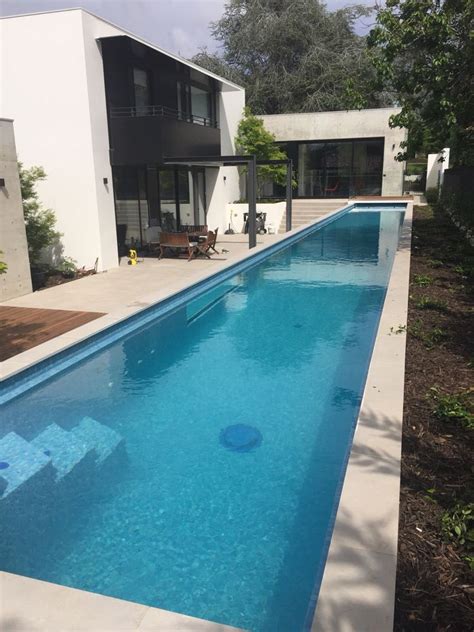 25m Above Ground Residential Lap Pool With 2 Side Windows Lap Pools