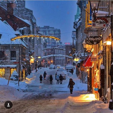 A Snowy Old Montreal Picture By 3mmar77 Mtlblog Mtlblognews
