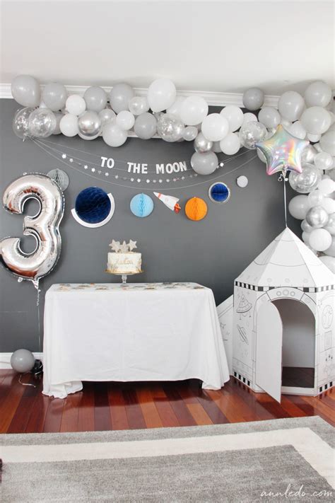 Galactic Space Themed Party Out Of This World Birthday Celebration