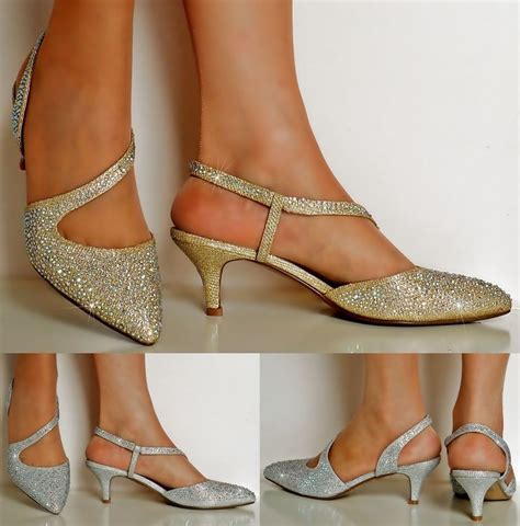 Low Heel Silver Prom Shoes For Sale Ebay Artofit