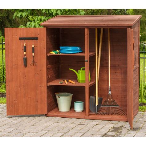 Leisure Season 5 Ft W X 25 Ft D Wooden Lean To Tool Shed And Reviews