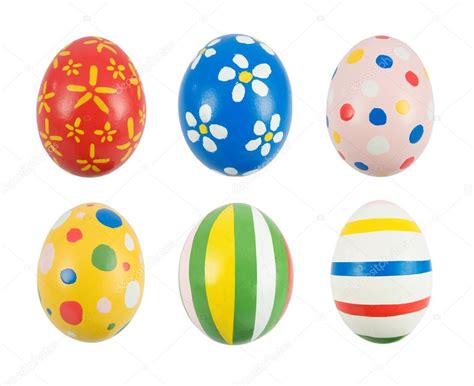 Real Hand Painted Easter Eggs — Stock Photo © Lusoimages 13318844