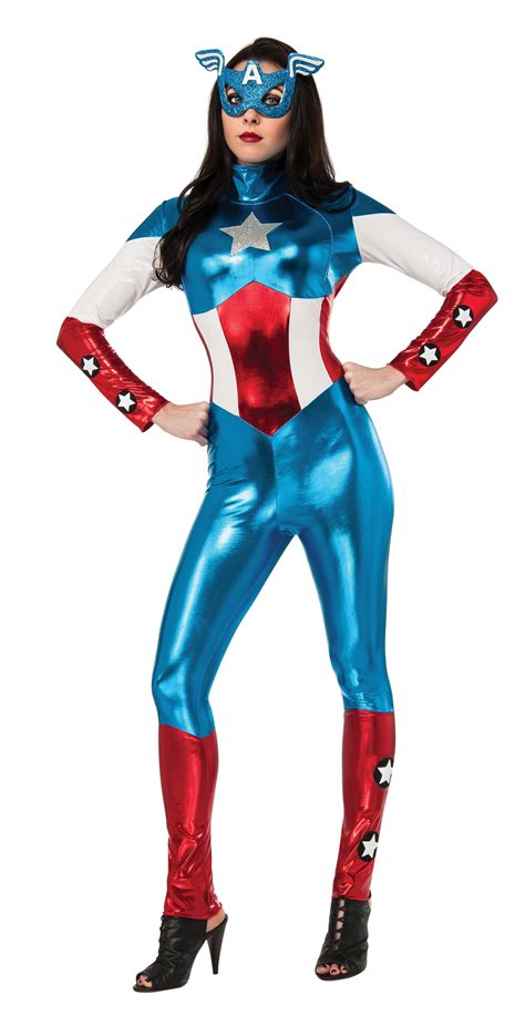 Adult Captain America Woman Costume 4899 The Costume Land