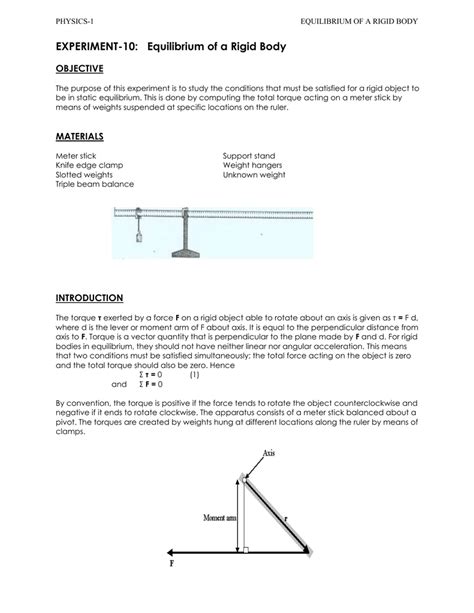 Show all forces and couple moments and label: E10-Equilibrium of a Rigid Body.doc