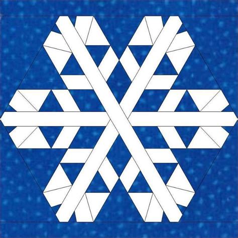 Snowflake 7 Craftsy Quilt Patterns Paper Piecing Quilts Snowflake