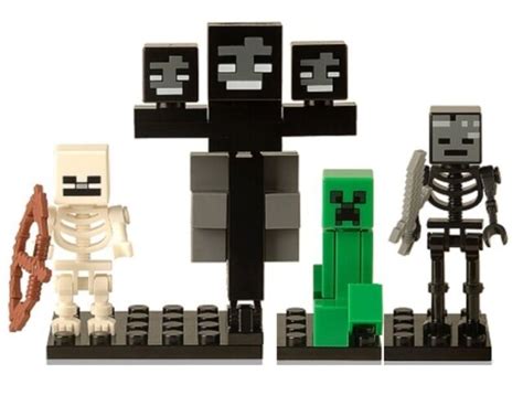 Golem Enderman Skeleton Alex Creeper Building Blocks Minifigure Figure