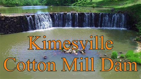 Aerial Views Of Kimesville Cotton Mill Site And Dam Alamance County Nc