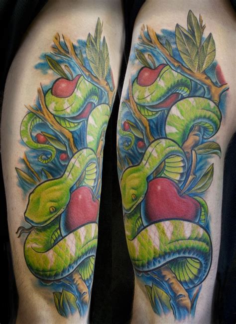 Apple Tree And Snake Tattoo Tattoomagz › Tattoo