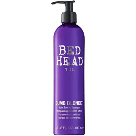 Amazon Com TIGI Bed Head Dumb Blonde Purple Toning Shampoo 13 5