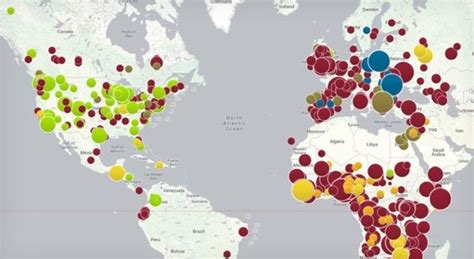 Pro Vaccine Interactive Maps : Vaccine Preventable Outbreaks