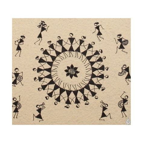 A Complete Warli Painting Tutorial Guide The Crafty Angels Line Art