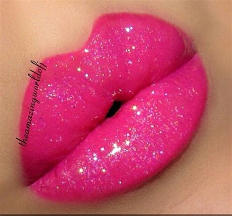 Pretty Lips Glitter Lips Pink Lips Lip Colors