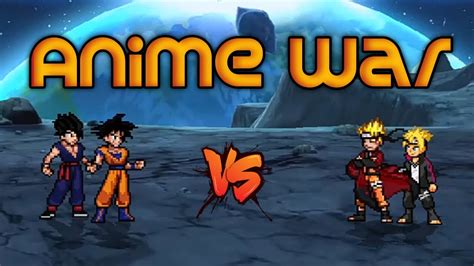 Goku And Gohan Vs Naruto And Boruto In Jump Force Mugen Youtube