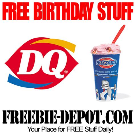 Dairy queen birthday cakes are made with layers of vanilla soft serve, chocolate soft serve, cold fudge and cookie crunch, decorated with your choice of designs. FREE BIRTHDAY STUFF - Dairy Queen | Freebie Depot