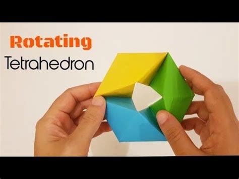 Infinite Rotating Flexagon Diy Paper Flexagon Toy Antistress