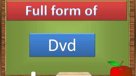 Full Form Of Dvd Youtube