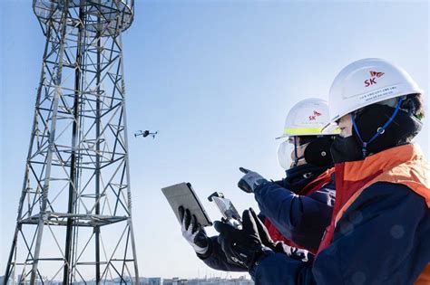 Sk Telecom Inspects Cell Towers For Safety Using Drones And Ai Technology Blog