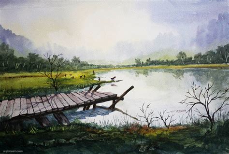 Watercolor Painting By Balakrishnan 12