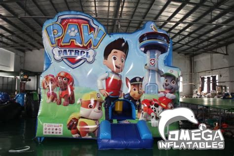 Bounce Houses With Slide Omega Inflatables Factory