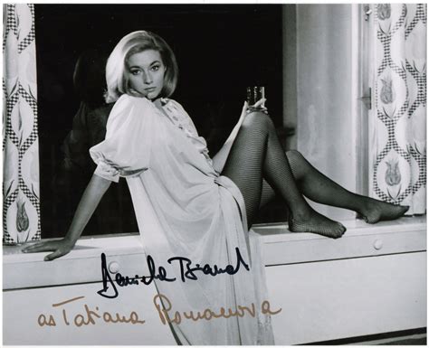 Daniela Bianchi Signed Photo James Bond From Russia With Love