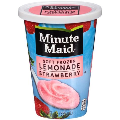 Minute Maid Frozen Lemonade Soft Strawberry 12 Oz Instacart