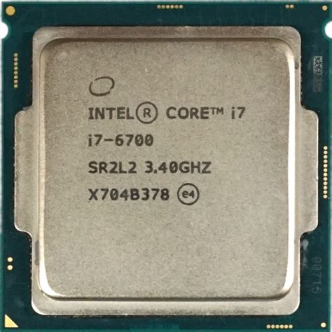 Intel Core I7 6700 Sr2l2 340ghz Quad 4 Core Lga1151 65w 8mb Cpu