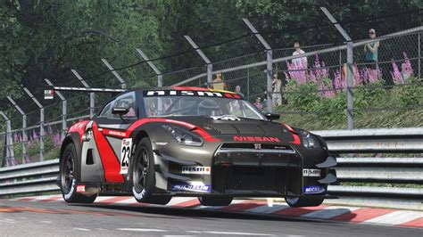 Assetto Corsa Nissan GT R GT3 Nordschleife 24h Hotlap YouTube