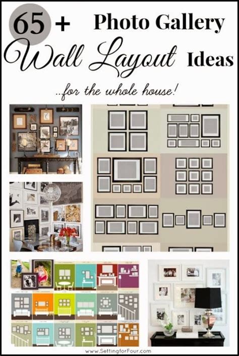 65 Plus Amazing Photo Gallery Wall Layout Ideas ~ For The Whole House