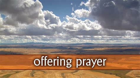 Offering Prayer For Church Offertory And Giving Tithes Youtube